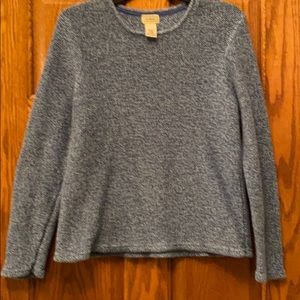 Blue heavyweight sweater.